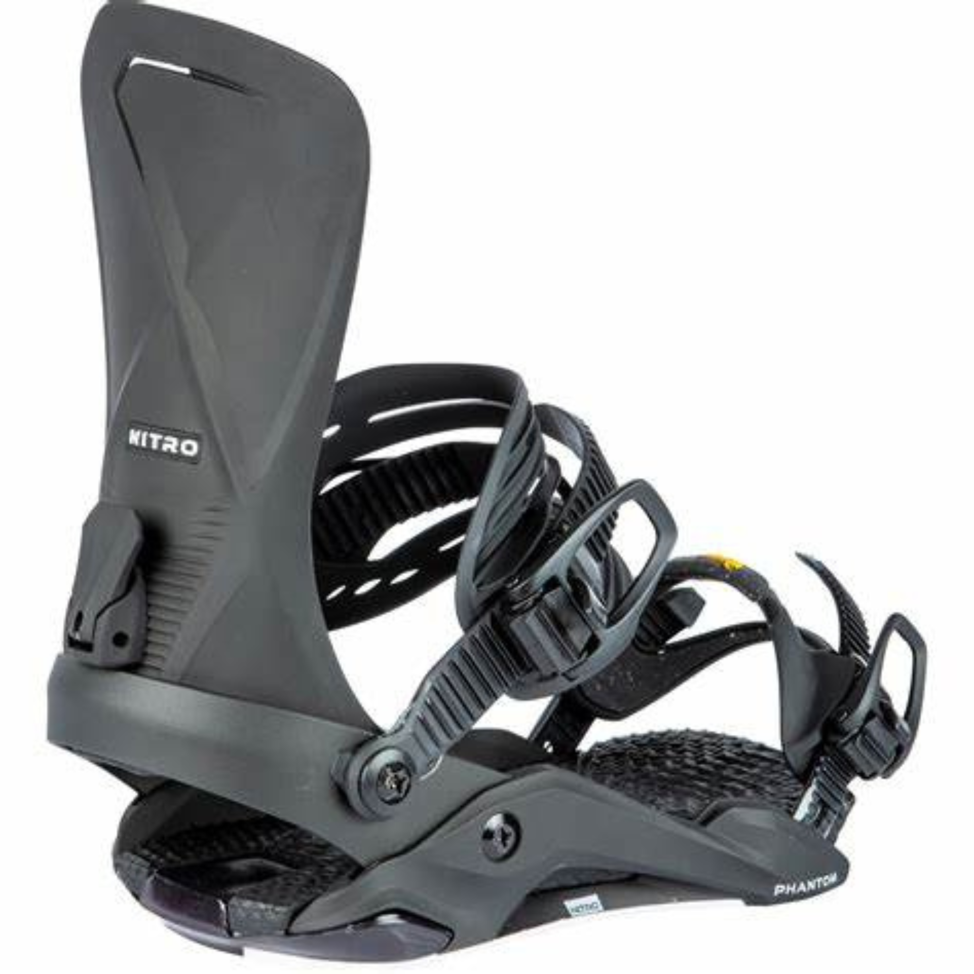 NITRO Phantom Plus Bindung – Air Plus Dämpfung, 3° Canting, Premium Straps, Für All-Mountain & Freestyle