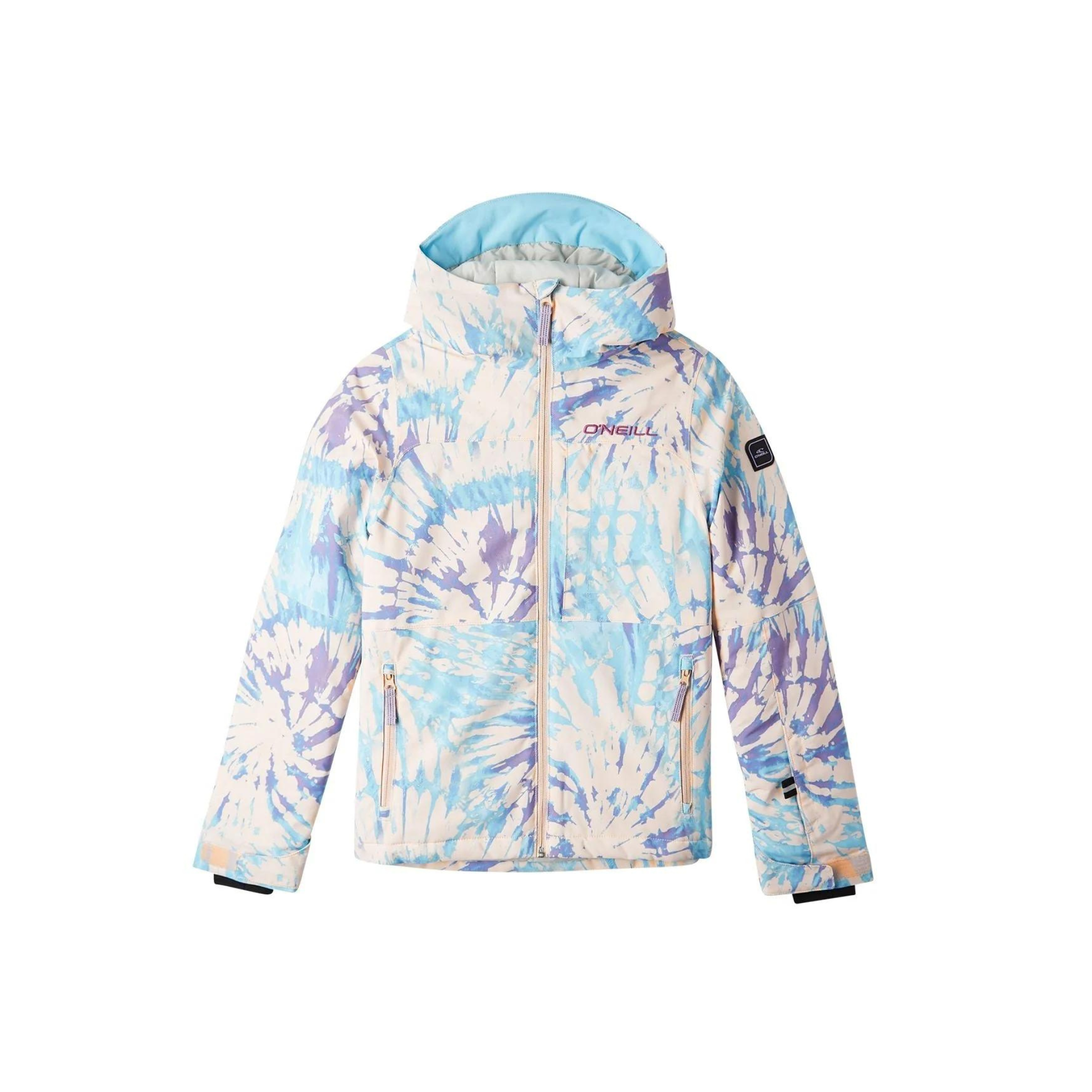 O'Neill Girl's Lite Printed Jacket - Pink Tie Dye