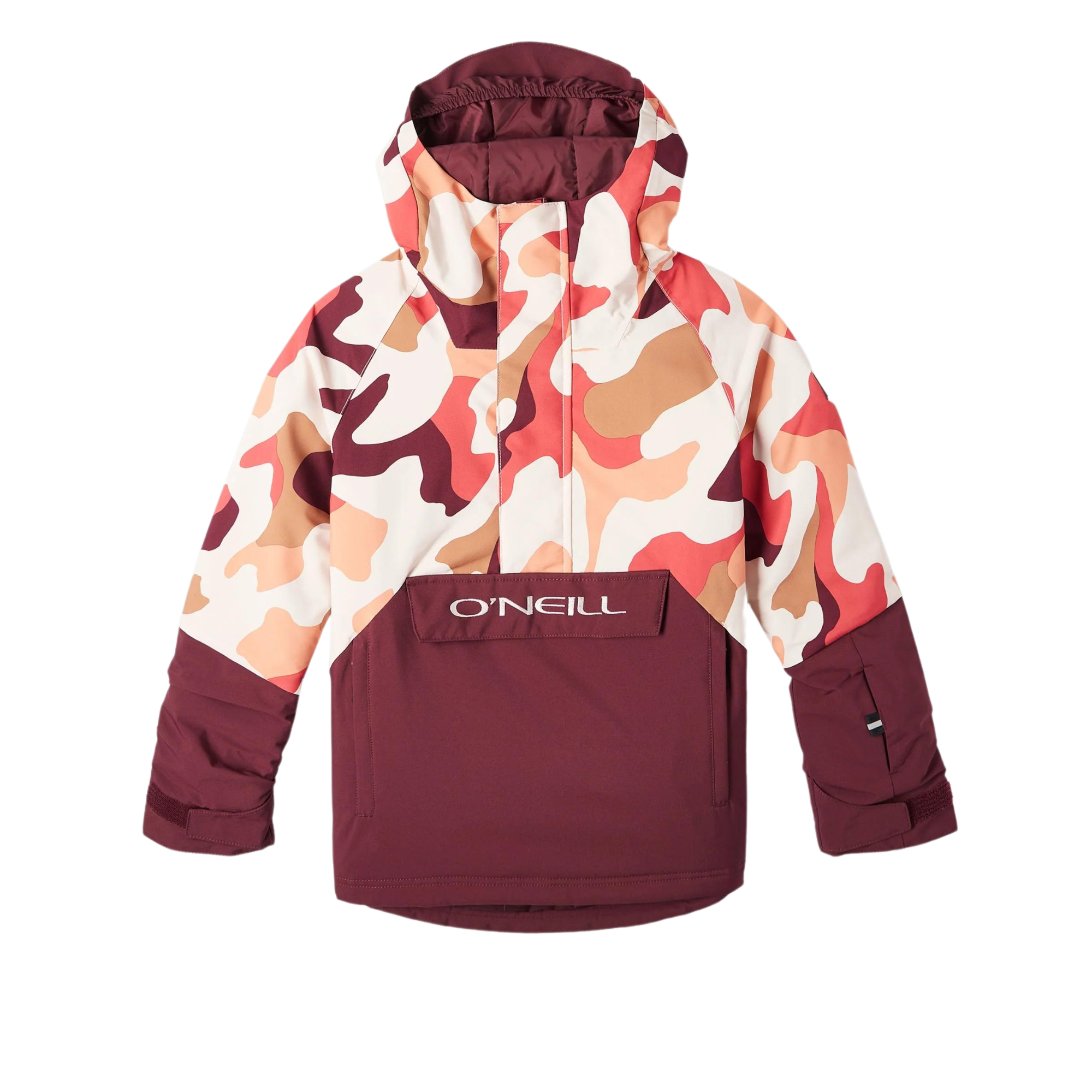 O'Neill Girl's O'riginals Anorak - Windsor Wine Color Block