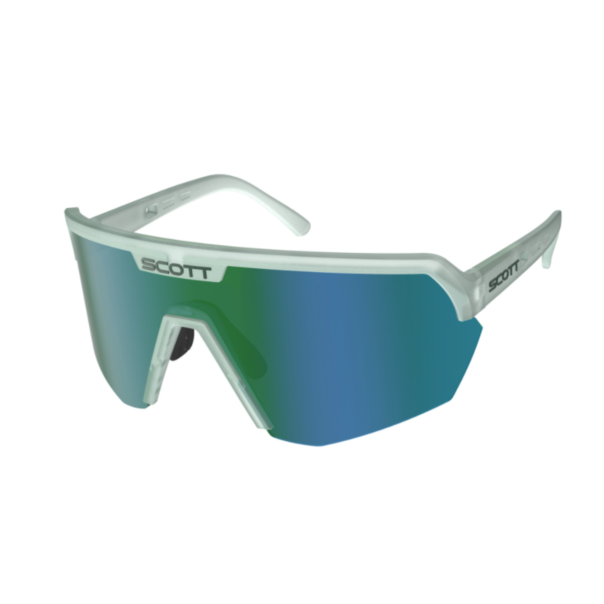 Scott Sports Shield - Mineral Blue / Green Chrome