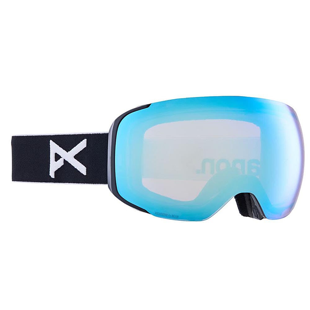 Anon M2 Goggles + Bonus Lens + MFI® Face Mask - Black / Percieve Variable Blue