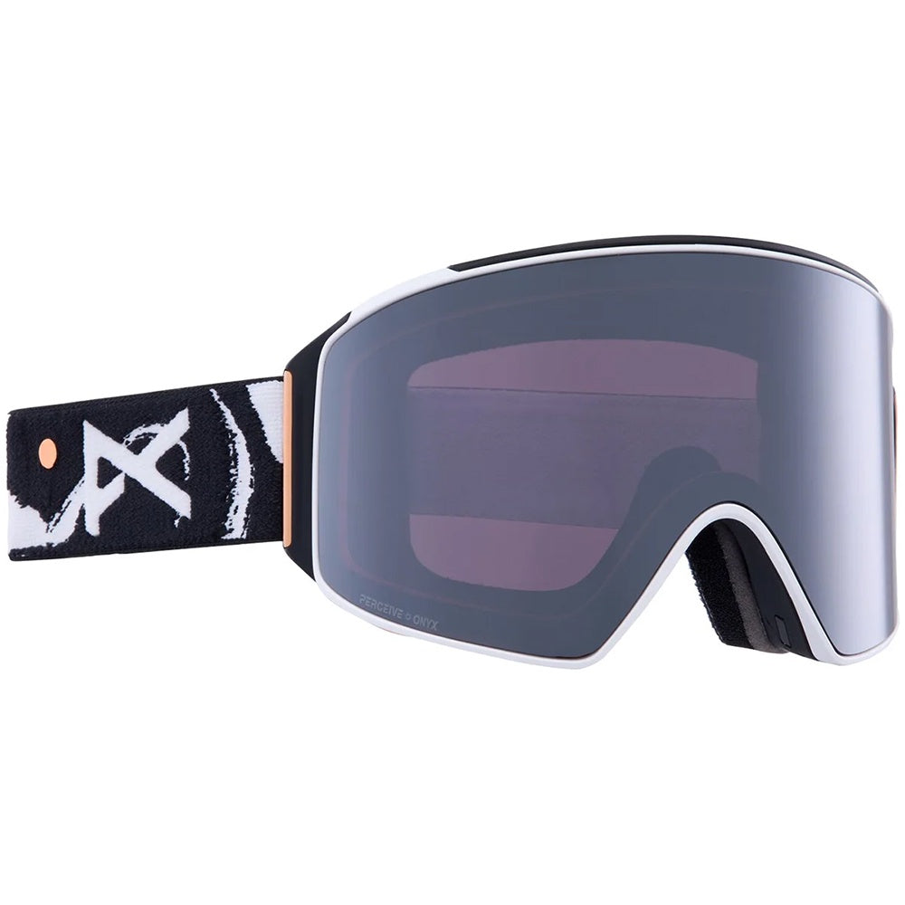 Anon M4 Cylindrical Goggles + Bonus Lens + MFI® Face Mask - Low Bridge Fit - Family Tree / Percieve Sunny Onyx