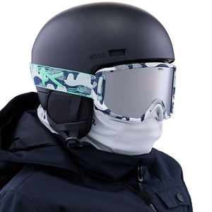 Anon Relapse Jr. Goggles + MFI® Face Mask - Mountains / Silver Amber