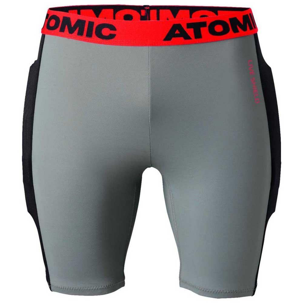 Atomic Live Shield Shorts Grey Black Ballistics