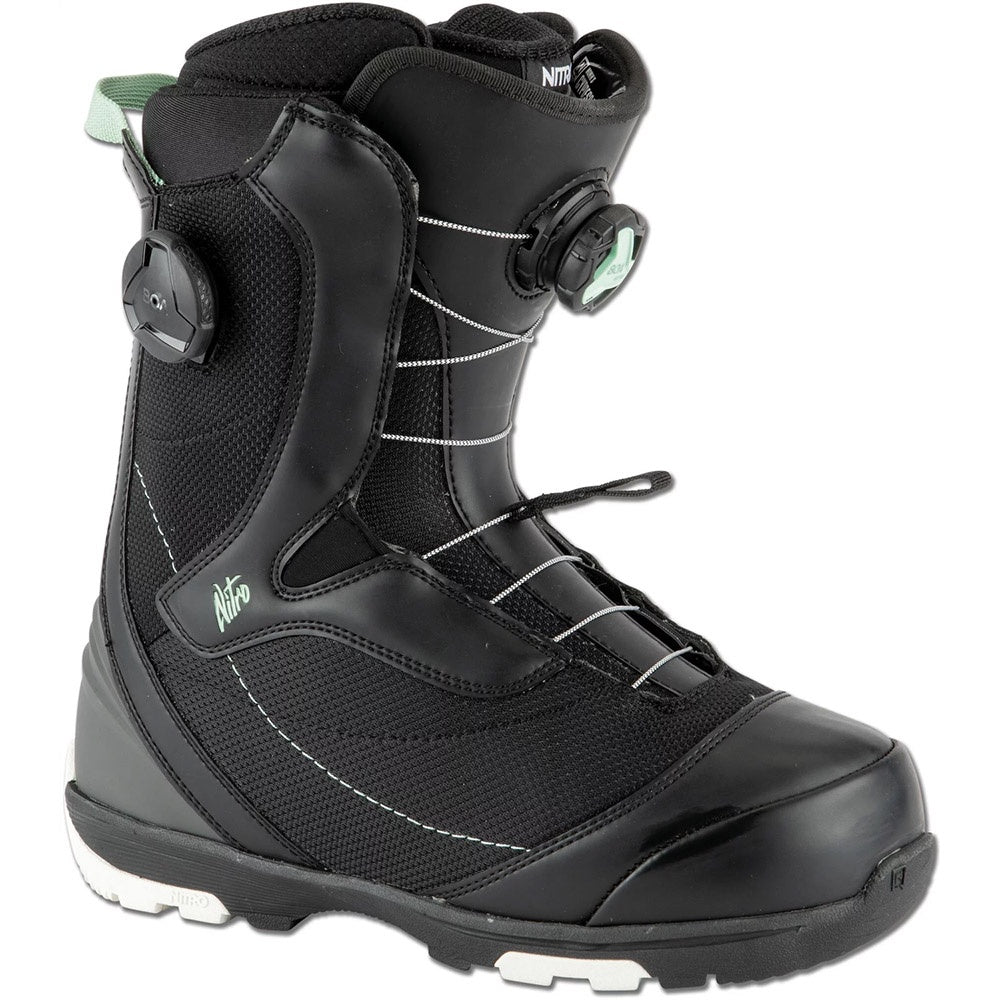 Nitro Women's Cypress BOA Snowboard Boots - Black Mint