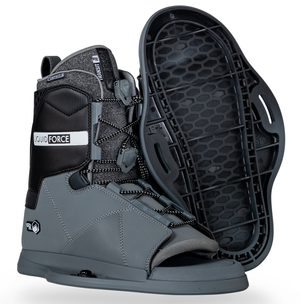 Liquid Force Transit Bindings - Grey Black